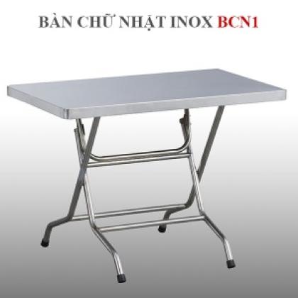 Bàn Chữ Nhật Inox BCN1