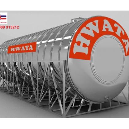 Bồn Nước Inox Hwata 8000L Ngang