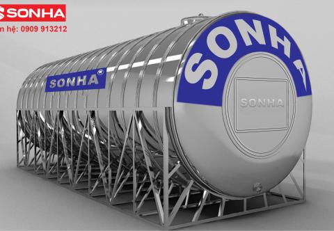 Bồn nước inox Công Nghiệp Sơn Hà 10000 lít (10m3, 10 khối) chính hãng