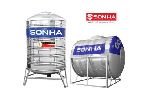 Giá bồn inox Sơn Hà 4000L chính hãng