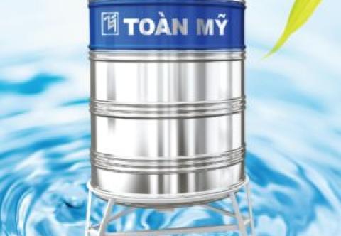 Bồn inox Toàn Mỹ 1000L chính hãng