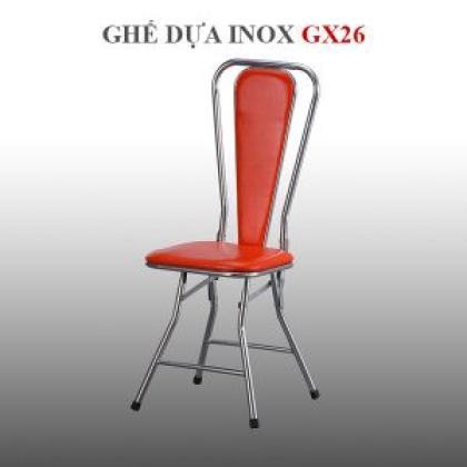 Ghế Dựa Inox Mặt Simili GX26