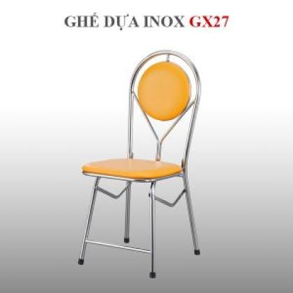 Ghế Dựa Inox Mặt Simili GX27