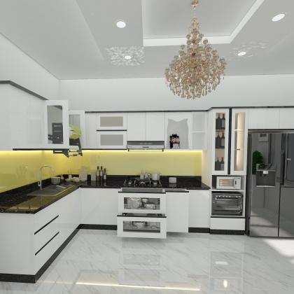 Kệ bếp inox 304 cửa Acrylic HWARC 02