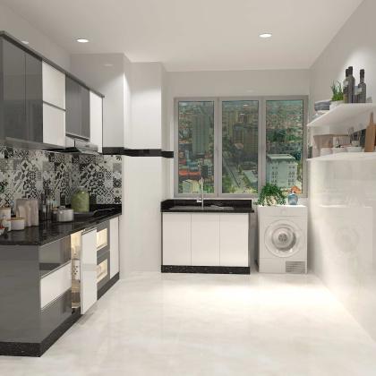 Kệ bếp inox 304 cửa Acrylic HWARC 05
