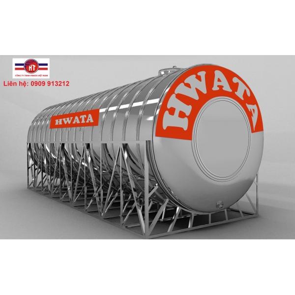 Bồn Nước Inox Hwata 9000L Ngang
