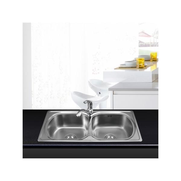 Chậu rửa Inox Sơn Hà 2H860S