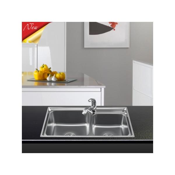 Chậu rửa Inox Sơn Hà S80D