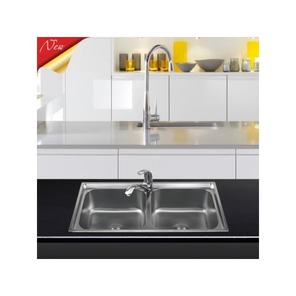 Chậu rửa Inox Sơn Hà S82D