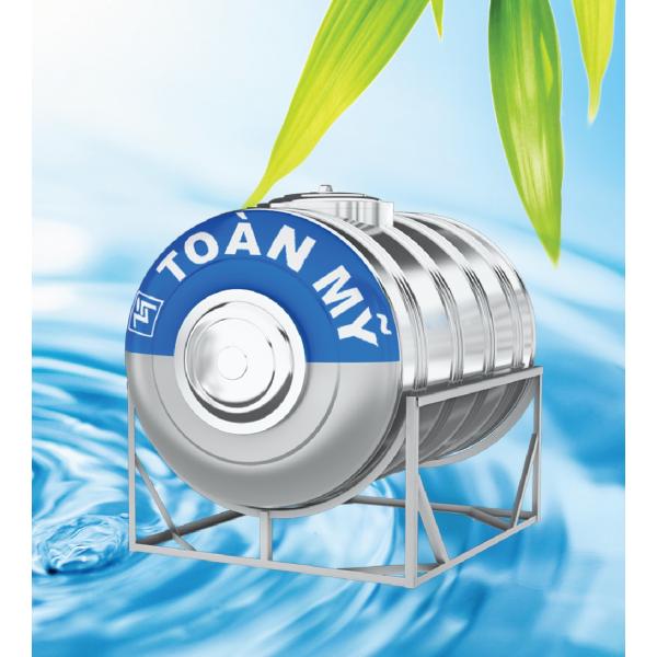 Bồn Nước Inox Toàn Mỹ 2500L Ngang