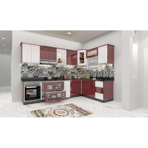 Kệ bếp inox 304 cửa Acrylic HWARC 04