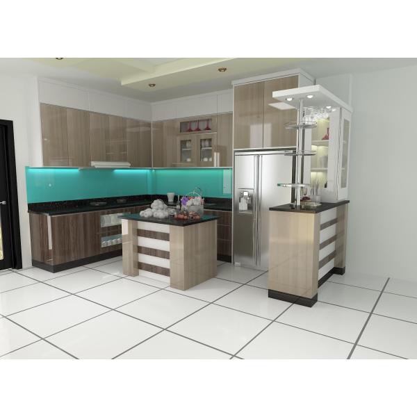 Kệ bếp inox 304 cửa Acrylic HWARC 07