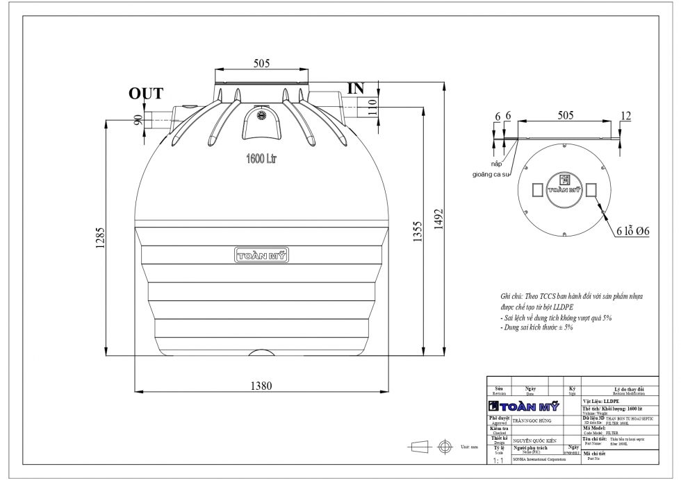 ban ve bon tu hoai septic toan my 1600l