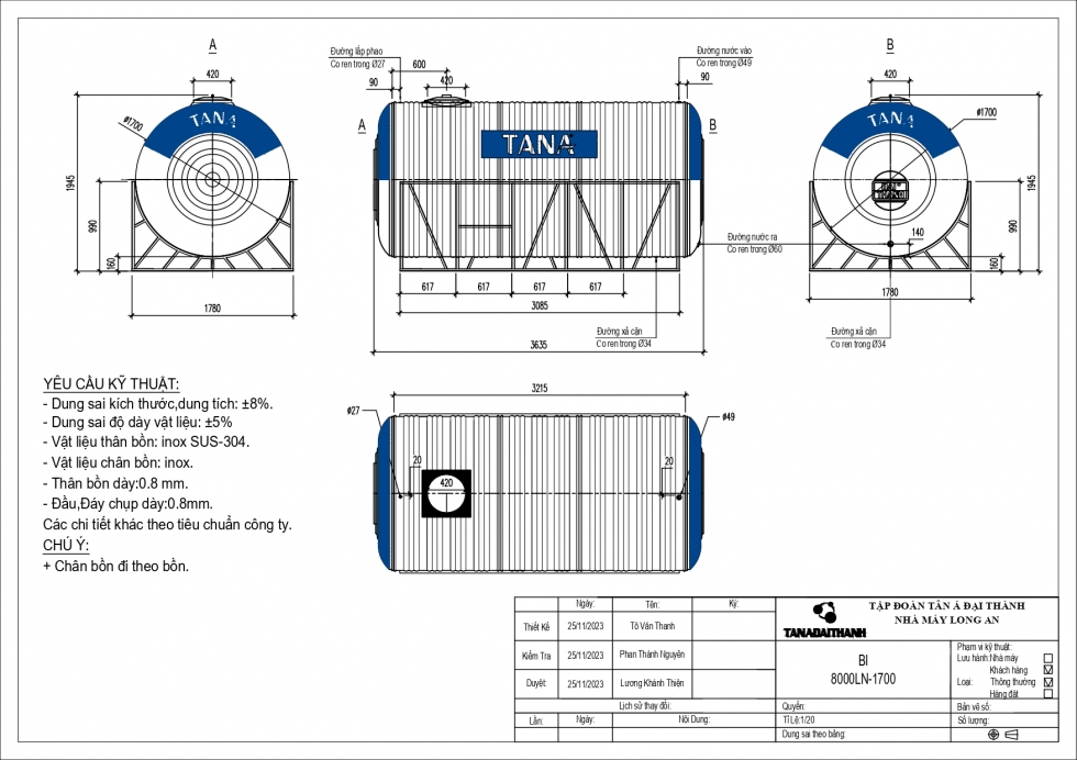 ban ve bon nuoc inox tan a dai thanh 8000l