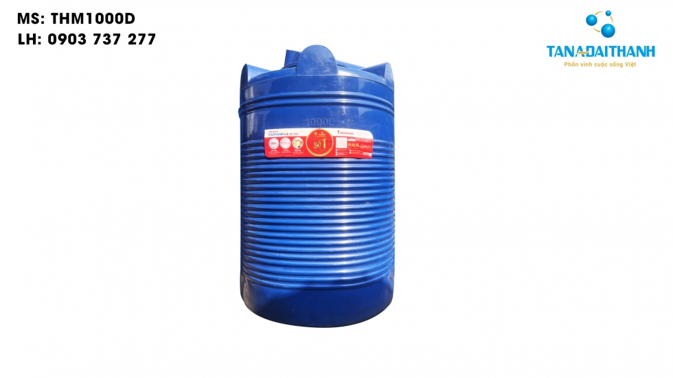 Bồn nước nhựa Đại Thành 1000l đứng