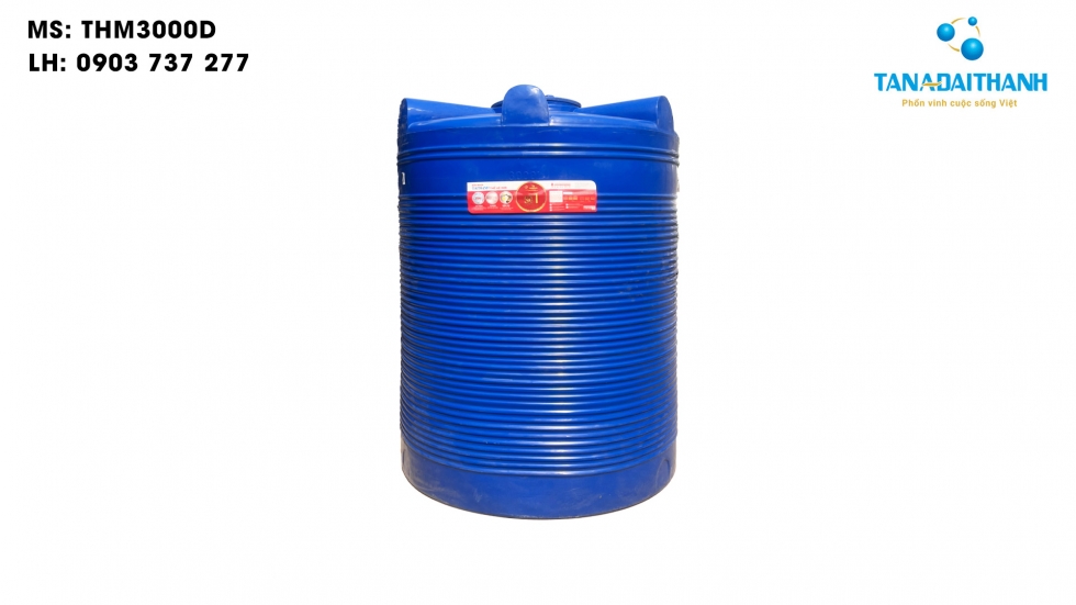 Bồn nước nhựa Đại Thành 3000l đứng