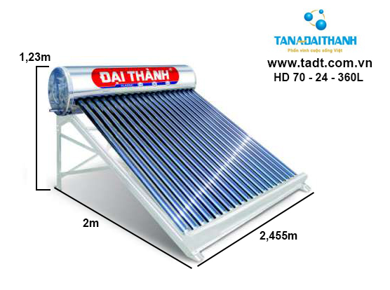 Thông số kỹ thuật của máy NLMT 360L phi 70